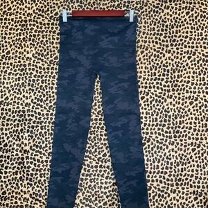 SPANX Black Camouflage Leggings